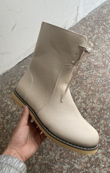 Comfortable Women's Flat Bottom Boots