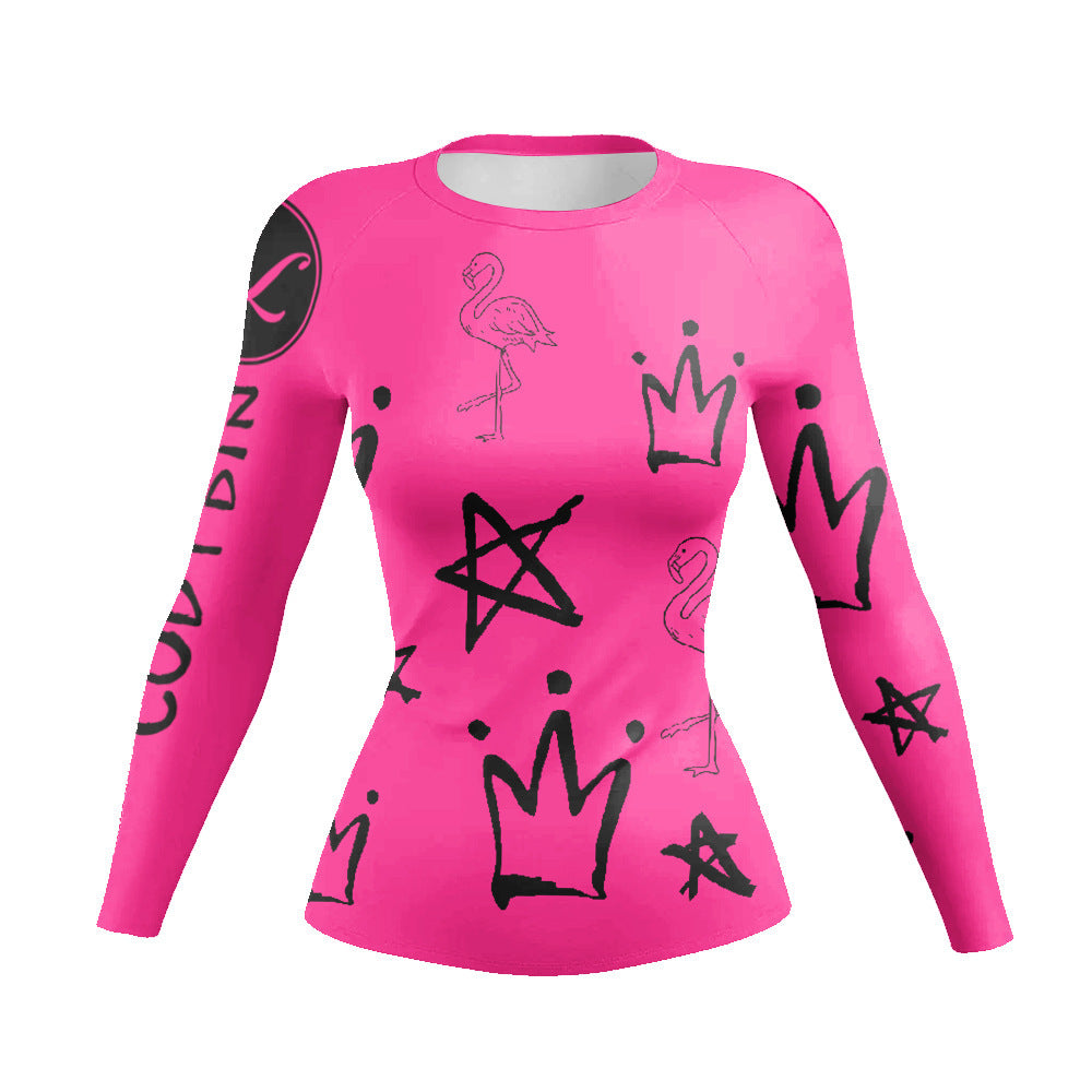Women's Slim Fit Long Sleeve Workout Top