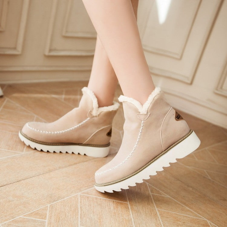 Cozy Chic Cotton Snow Boots