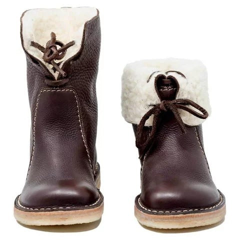 Comfortable Women's Flat Bottom Boots