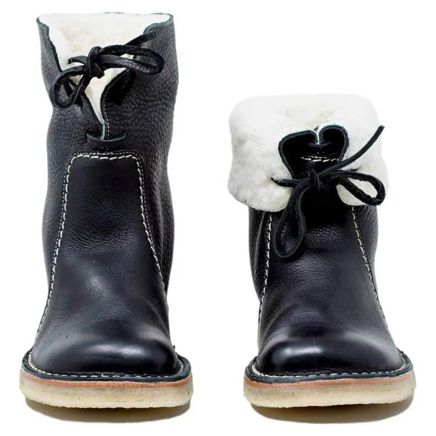 Comfortable Women's Flat Bottom Boots
