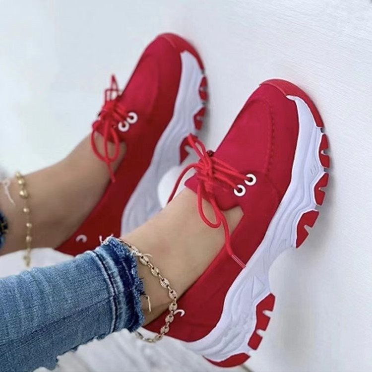 Trendy Lace-Up Sneakers for Women