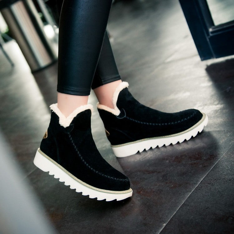 Cozy Chic Cotton Snow Boots