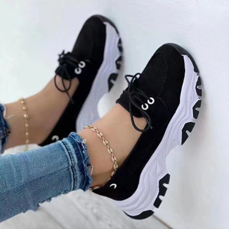 Trendy Lace-Up Sneakers for Women