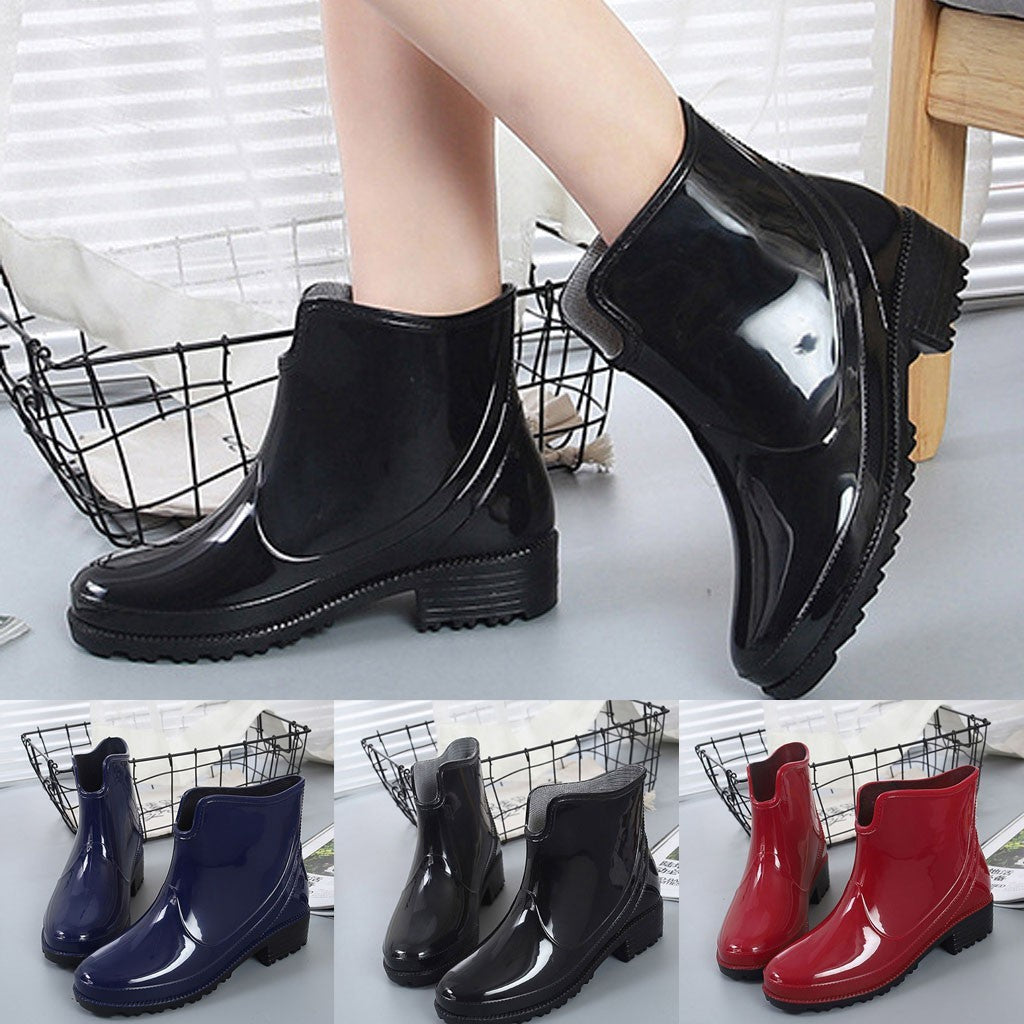 Women's stylish Waterproof Rain boots