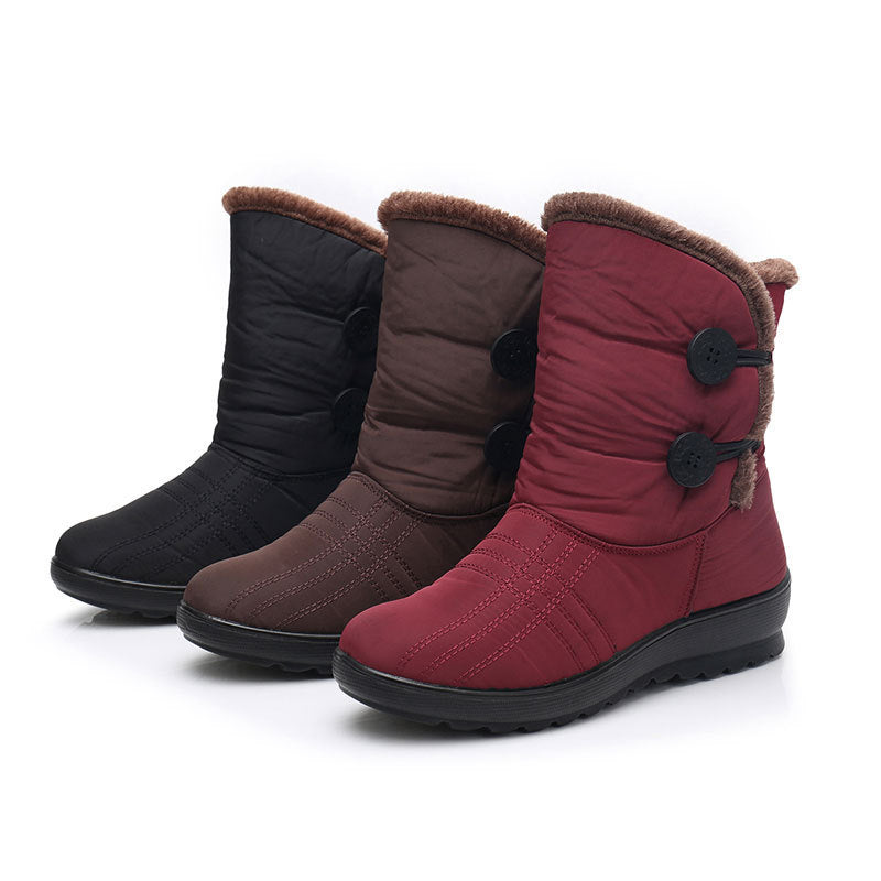 Chic Waterproof Tarpaulin Boots