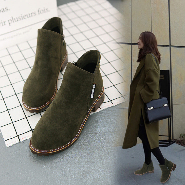 Women's Martin cashmere boots