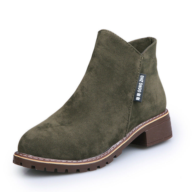 Women's Martin cashmere boots