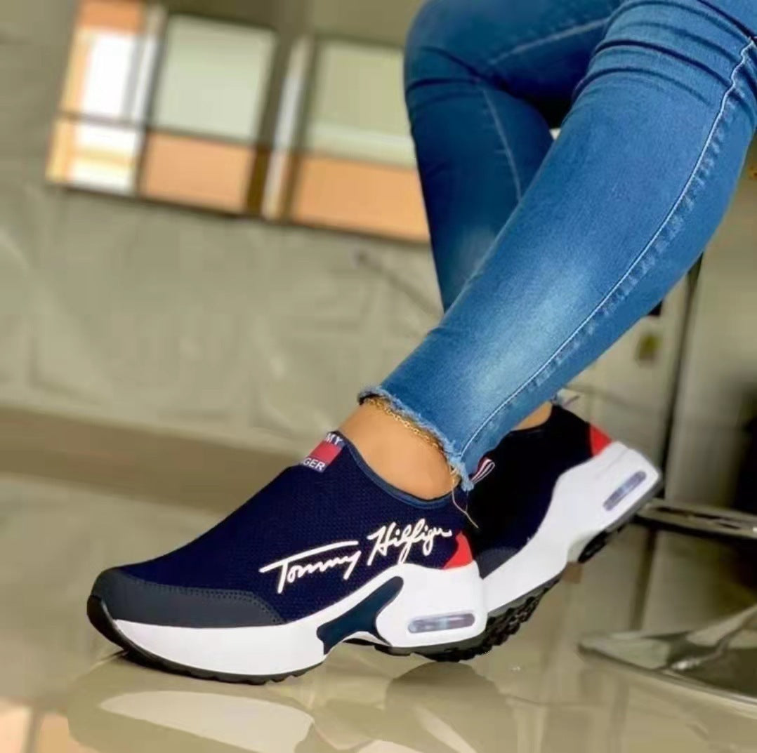 Comfy Air Cushion Slip-On Sneakers for Women
