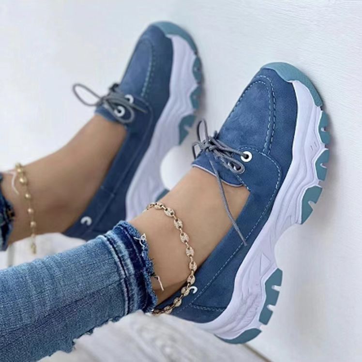Trendy Lace-Up Sneakers for Women