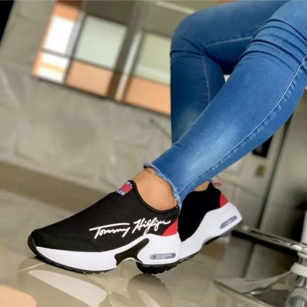 Comfy Air Cushion Slip-On Sneakers for Women