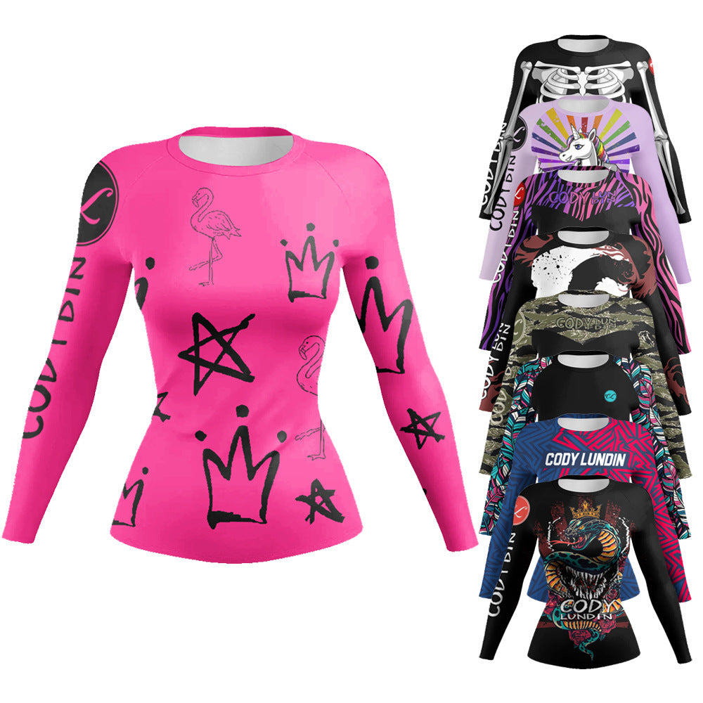 Women's Slim Fit Long Sleeve Workout Top